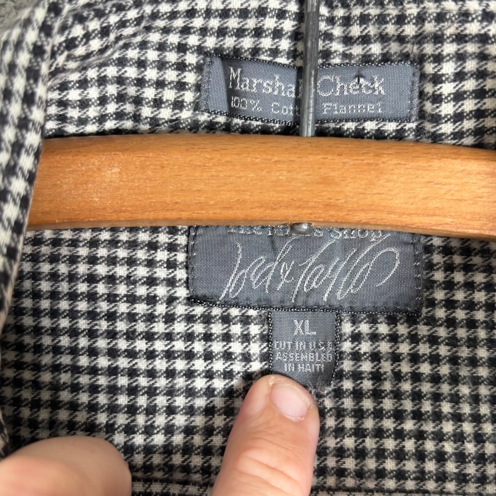 Lord and Taylor Flannel Shirt Mens XL Gingham Check‎ Button Down 100% Cotton - Picture 3 of 10